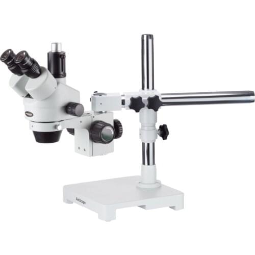 AmScope Supplies 3.5X-180X Boom Stand Trinocular Zoom Stereo Microscope