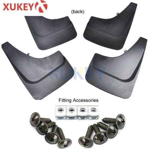 Universal Pickup Trunk SUV Mud Flaps Large SUV Pick Up Mudflaps Splash Guards For Toyota Tundra Tacoma 4Runner Hilux Vigo 2018