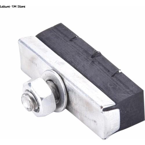4Pcs Vintage Bike Brake Blocks For Classic Bike Cycle Bicycle Cycling Caliper V-Brake Pads Braking Shoes Holder Accessories