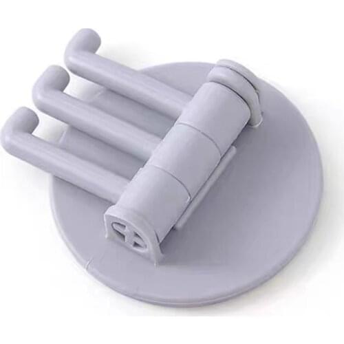 Rotatable Seamless Adhesive Hook Strong Bearing Stick Hook Kitchen Wall Hanger Bathroom Kitchen Supplies Hooks