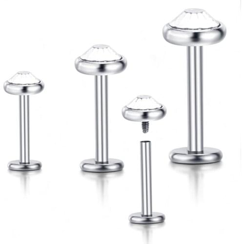 Woman Lips Piercing Stainless Steel Lip Stud Trend Mouth Accessories Goth Punk Simplicity Women Sexy Body Jewelry Piercings