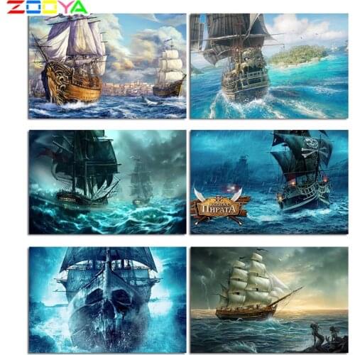 ZOOYA Full Drill Square 5D Diamond Painting Sea Diamond Embroidery Full Set Picture Diamond Mosaic Full Layout Home Decor ZH065