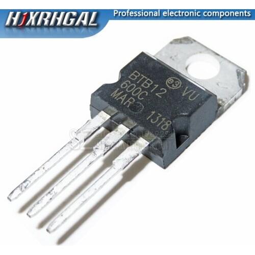 1PCS/LOT BTB12-600C BTB12-600 BTB12 Triacs 12 Amp 600 Volt TO-220