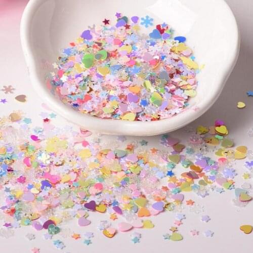 10g Ins Rouge Series 3-6mm Mixed Sequins Makeup Nail Embellishments For Crafts Decorations Fill Glitter Paillette Diy Material