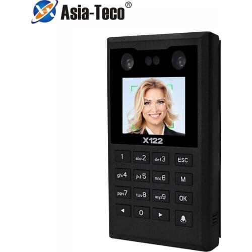 2.8inch TFT screen Face 125KHZ RFID Time Attendance Wiegand 26 Keypad Software Password access control System TCP/IP/USB