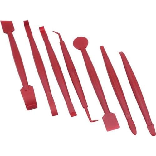 7pcs/set Film Sticking Car Styling Auto Accessories Car Wrap Film Squeegee Scraper Tools Edge-closing Tool for Automobile