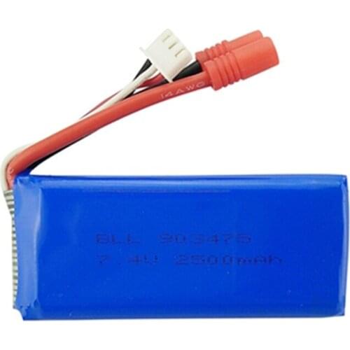 Syma X8C Battery 2S 7.4V 2500mAh 25C Lipo Battery For X8W X8G X8HC X8HG X8HW Helicopter RC Drone Battery