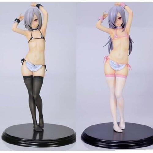 Anime Q-six Sexy Figure Akeiro Kaikitan swimsuit Long Hair & short hair PVC Action Figures Anime figure Collection Model Toys