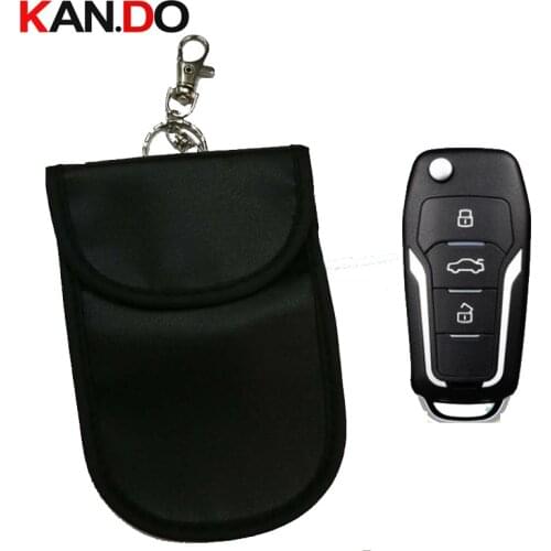 Cheap car key sensor jammer bag Card Anti-Scan Sleeve bag signal blocker bank card protection jammer remote car key jammer bag