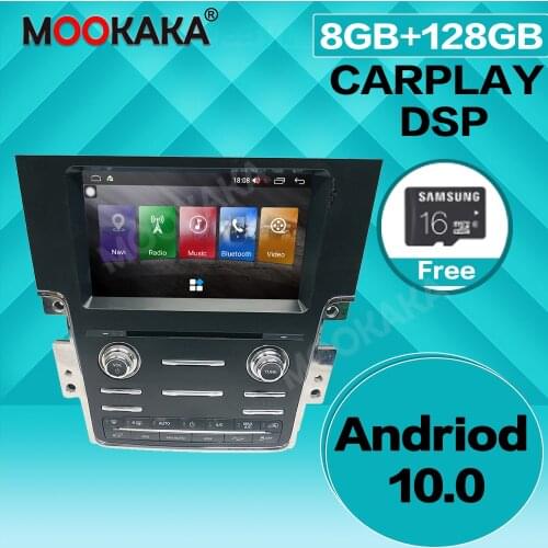 For LINCOLN Navigator 2016-2017 Car Radio Coche Android 9 GPS Navigation Central Multimedia Player CarPlay Tape Recorder IPS