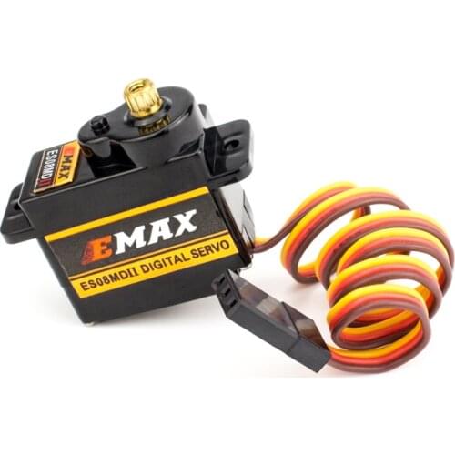 EMAX ES08MD II 12g 4.8v-6v Metal Gear Digital Servo Motor for Fixed wing Airplane RC Helicopter