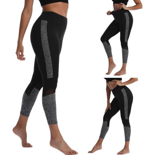Fitness Leggings Women Push Up High Waist Pants Patchwork Hip Lift Workout Leggings Fitness Sports Gym Running Pants