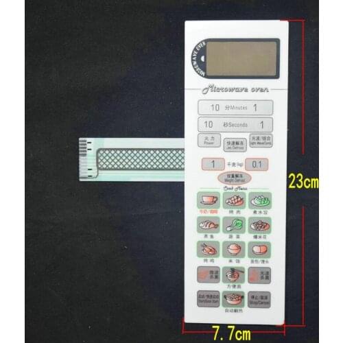 WD800CTL23-K3 G8023CSL-K3 Membrane Switch replacement for Galanz Microwave Oven