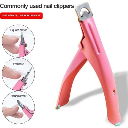 False Nail Clipper Manicure Clamp Clippers Special Type U Word Cut False Manicure Tools Cut Clipper Nail Manicure Tools