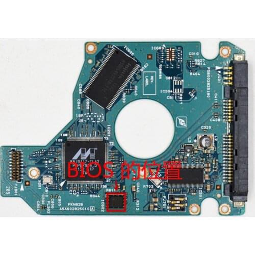 Hard drive PCB controller G002825A for Toshiba 2.5 inch SATA hdd data recovery hard drive repair FKN82B HDD2J95 MK2576GSX