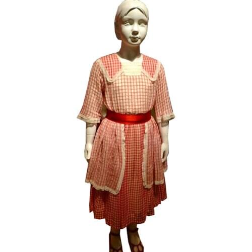 Dumbo Milly Farrier Cosplay Costume Dress Girls Lattice Fancy Dress Custom Made L320