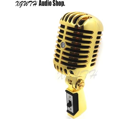 Metal 55SH II Dynamic Microphone Vocal Classical Vintage Style Professional Cardioid Unidirectional Microfone 55 SH Series Mic