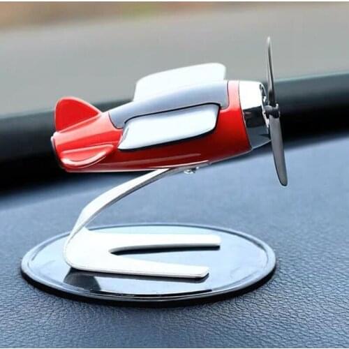 Air Force One Shaped Aromatherapy Perfume Diffuser Solar Energy Air Freshener with Rotating Propeller Car Accessories G5AD