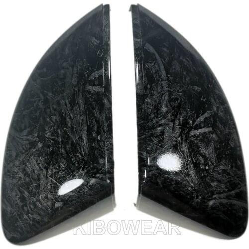 Pair for Audi A3 S3 8V Forged Carbon pattern Side Wing Mirror Cover 2017 Replace 2015 2016 2018 2013 2014 2019
