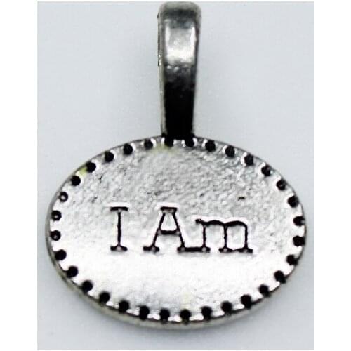 New 20pcs/lot I Am I Can Be Dangle Charms Pendant DIY Bracelets Bangle Charms Accessories