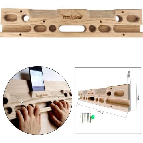 Climbing Hangboard Jugs Pull Up Board Fingerboard Hand Wall Rock Climb Forearm Training Board Grip Gripper