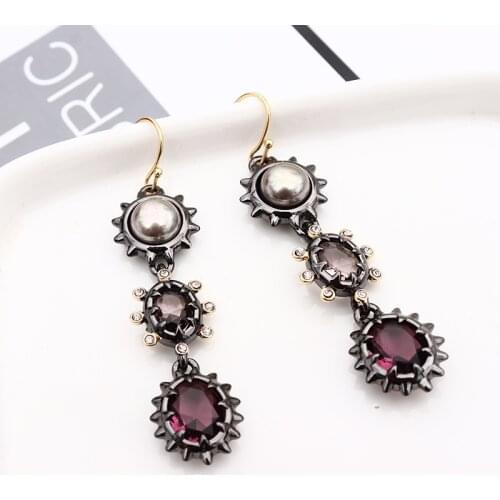 Temperament earrings female earrings sun flower earrings personality simple earrings