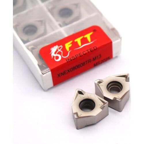 XNEX080608TR M13 MS2025 Double-sided Triangle Six-edge Suitable for MFXN Cutterhead CNC Milling Insert XNEX080608