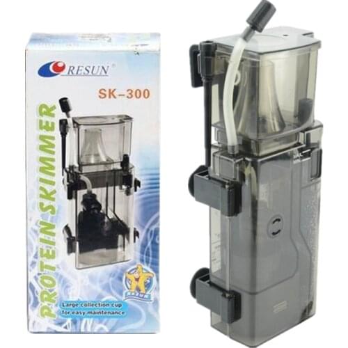 Resun SK-300 300L/H Marine Reef Coral Fish Aquarium Tank Filter System Nano Protein Skimmer aquarium accessories
