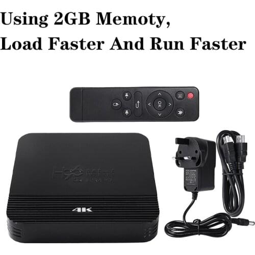 MAYITR 1pc High Quality Android 9.0 4K 2GB+16GB Smart TV Box 2.4/5Ghz Dual Band Set Top Boxes For Indoor Home