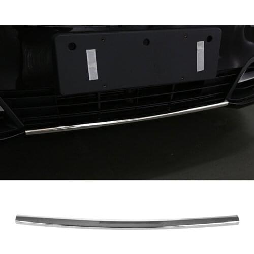 For -BMW 5 Series F10 2014-2017 Front Bumper Frame Cover Trim Car Front Bumper Lip Refit Decorate