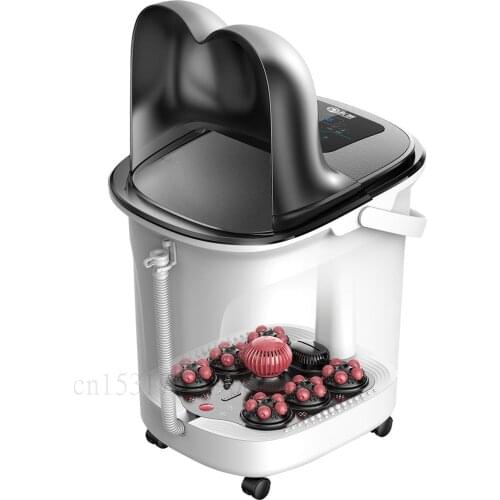 Foot bath automatic massage heating over the calf foot bath barrel heating constant temperature household foot bath barrel to th