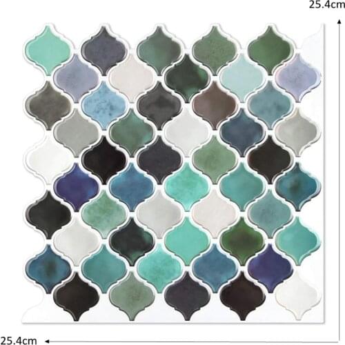 Backsplash Vinyl Waterproof Wall Tiles Sticker 3D DIY Home Decor Peel and Sticker