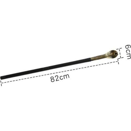 Funny Halloween Snake Skull Scepter Toy Carved Pharaoh Magical Wands Stick Cosplay Props Kids Toys