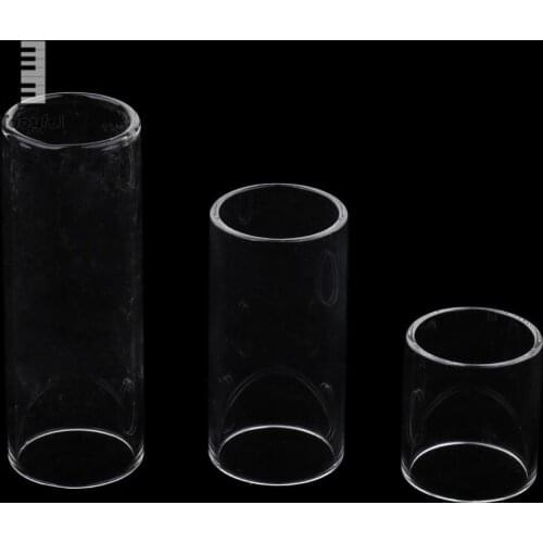 1 Set Glass Electric Guitar Slip Slides String Finger Glass Bottle Neck For Musical Stringed Instrument Accessories 28/50/69mm