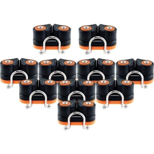 10pcs Ball Bearing Sailboat Cam Cleat Fast Entry Cam Cleat for 3-12mm Rope