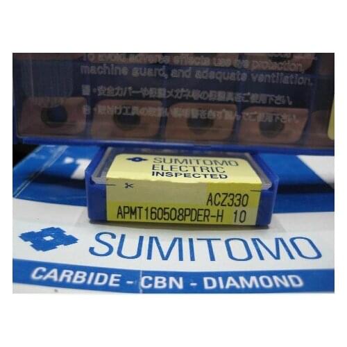 10PCS Carbide inserts APMT160508PDER-H ACZ330 APMT160508PDER-H ACZ310 free shipping