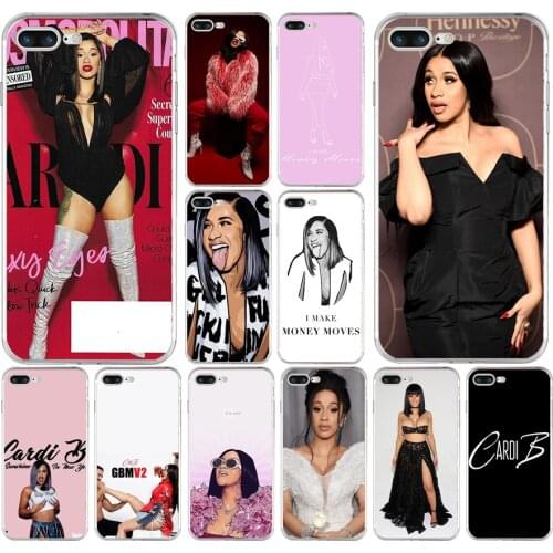 165H Cardi B Soft TPU Silicone Cover Case For Apple iPhone 6 6s 7 8 plus Case