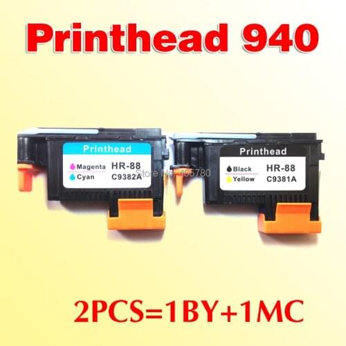 2x compatible for printhead for hp 940 C4901A C4902A OfficeJet Pro 8000 8500w