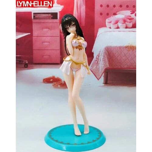 23cm Anime TO LOVE Darkness Kotegawa Yui Swimwear Bikini in Arabian Night Ver. PVC Action Figure Collection Model Toy Brinquedos
