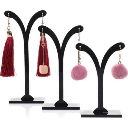 3Pcs Crotch New Style Earrings Necklace Ring Pendant Bracelet Jewelry Display Stand Tray Storage Racks Organizer