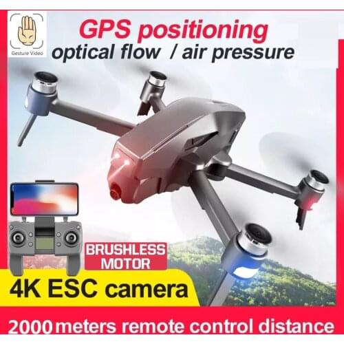 Brushless Drone GPS Quadcopter HD 4K 1080P 5G WIFI FPV 1.6KM Control Distance Flight 30minutes RC Helicopter Professional Drone