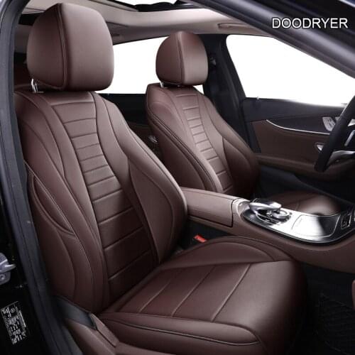 DOODRYER Custom Leather car seat cover For Renault Kadjar Koleos Megane II Laguna Latitude Fluence Scenic Captur Talisman c