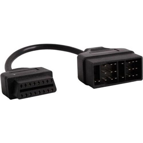 For Toyota OBD Connect 22 Pin 22pin Male to OBD2 OBDII DLC 16 Pin 16pin Female Connection Adapter Cables Diagnostic cable