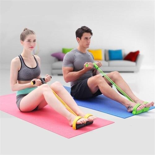 Fitness Resistance Band Rope Pedal Puller Tube Elastic Exercise Equipment for Yoga Pilates Workout Latex Tube Pull Rope Hot Sale