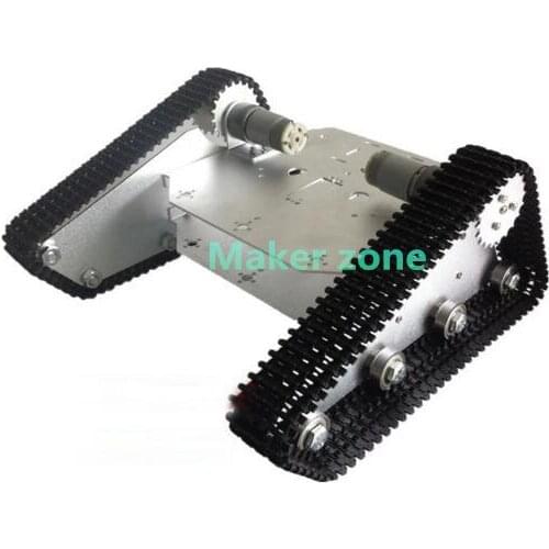 TK-100 tracked vehicle / tank chassis / triangle tracked mobile platform / Wali car,rc tank robot diy tou smart car