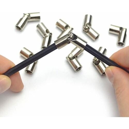 2Pcs Metal Universal Joint 9244 Axis Connector 61903 Science and Technology Series MOC Parts Building Block Parts