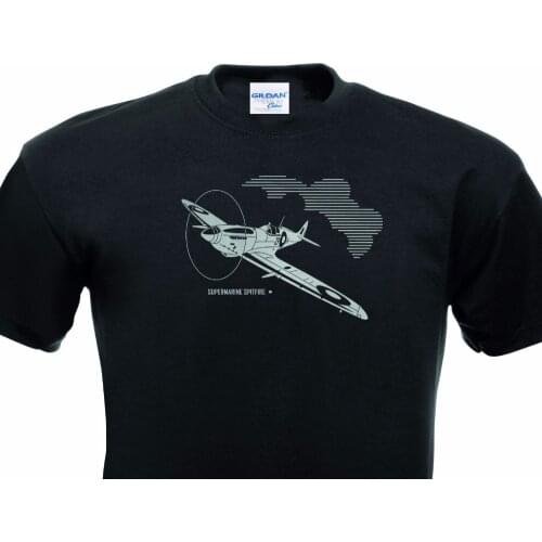 Man Clothes Fashion Casual T Shirt Men Short Sleeve T-Shirt Super Marine Spitfire Airforce Tee shirt Homme