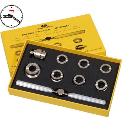 No.5539 9pcs/set Stailess Steel Watch Case Opener Tools Set,Assort Size Watch Open Tools for watchmaker