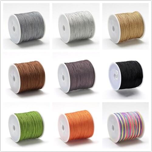 About 100m/roll 0.8mm Nylon Cord Thread for Jewelry Making Crafts Accessories DIY Bracelet Necklace Beading String Thread F80