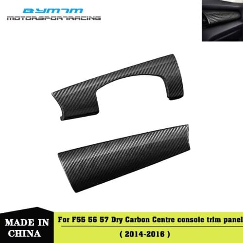 Dry Carbon fiber Console control panel interior parts Accessories For MINI F55 F56 F57
